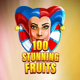 100 Stunning Fruits online game logo by SYNOT Games on verdekaszino.org