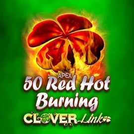 50 Red Hot Burning Clover Links logo by Novomatic at Verde Casino