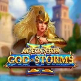 Age Of The Gods: God Of Storms 2 by Playtech, showcased at verdekaszino.org – game logo
