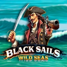 Black Sails Wild Seas online game logo by Infinity Dragon Studios on verdekaszino.org