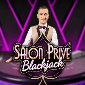 Blackjack Salon Privé slot visual from Ezugi available on verdekaszino.org