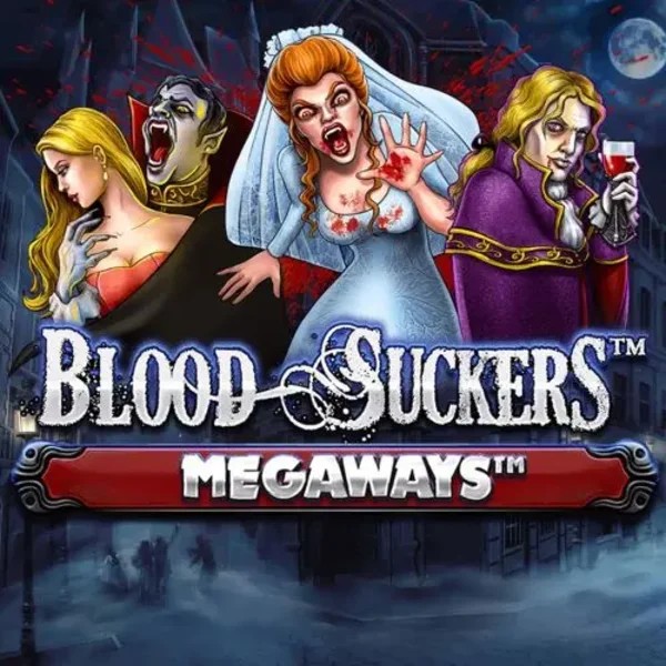 Blood Suckers Megaways online game logo by Red Tiger Gaming on verdekaszino.org