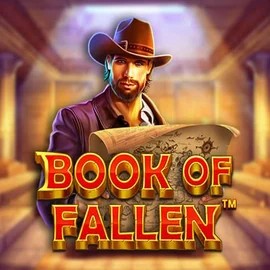 Book Of Fallen slot logo by Pragmatic Play at Verde Casino