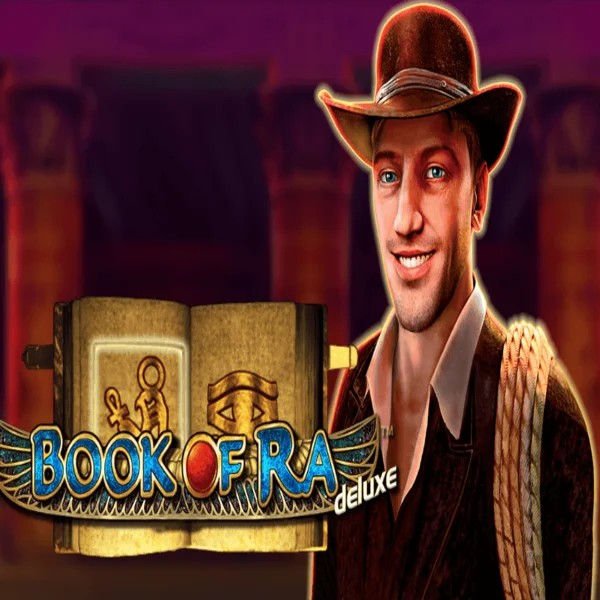 Book of Ra Deluxe logo – Slots by Novomatic at Verde Casino