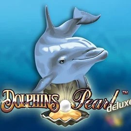 Dolphins Pearl Deluxe by Novomatic, showcased at verdekaszino.org – game logo