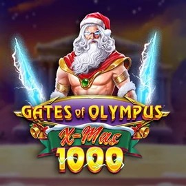 Gates of Olympus Xmas 1000 online game logo by Pragmatic Play on verdekaszino.org