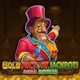 Gold Factory Jackpots Mega Moolah logo – Jackpots by Aurum Signature Studios at Verde Casino