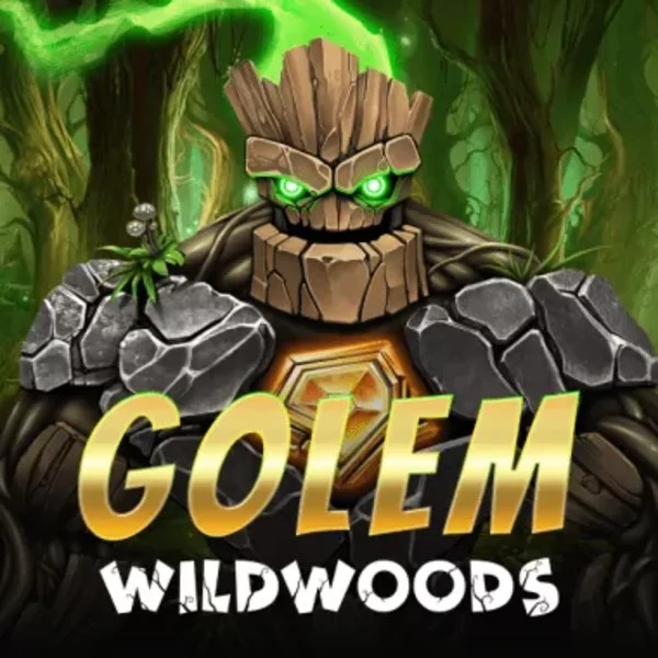 Golem Wildwoods slot logo by BF Games at Verde Casino
