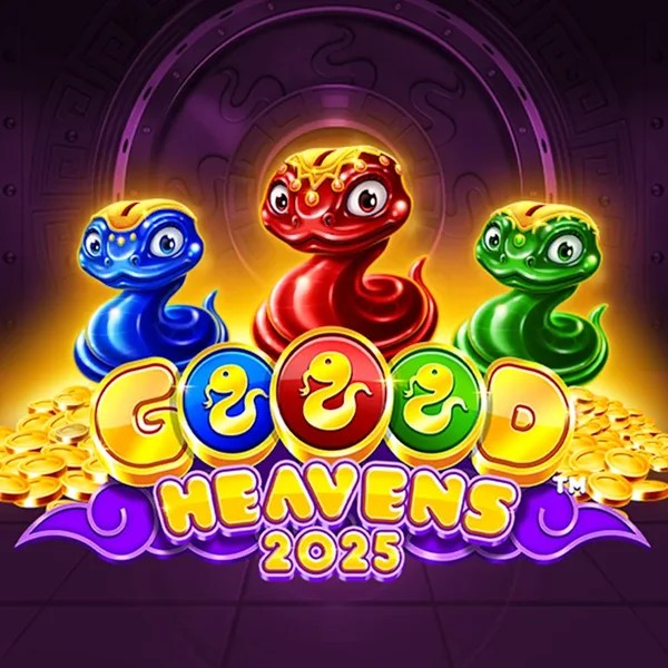 Official Slots logo: Goood Heavens by Rarestone Gaming at Verde Casino