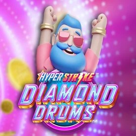 Hyper Strike Diamond Drums slot visual from Gameburger Studios available on verdekaszino.org