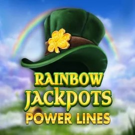 Official Jackpots logo: Rainbow Jackpots Power Lines by Red Tiger Gaming at Verde Casino