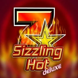 Sizzling Hot Deluxe by Novomatic, showcased at verdekaszino.org – game logo