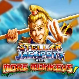 Stellar Jackpots with More Monkeys slot icon by Lightning Box Game, available at Verde Casino