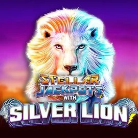 Stellar Jackpots with Silver Lion logo by Lightning Box Game Verde Casino