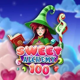 Sweet Alchemy 100 slot logo by Play’n GO at Verde Casino